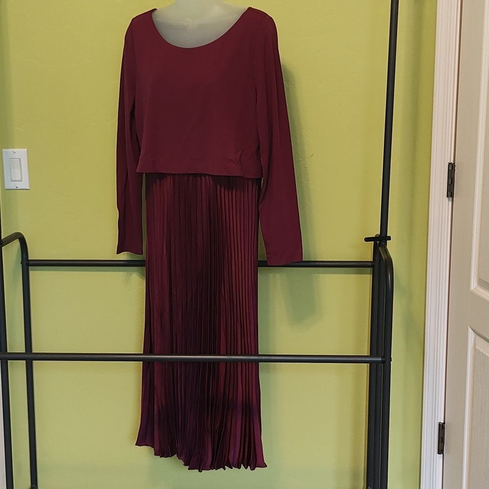 Soft Surroundings Magenta Cassandra Dress